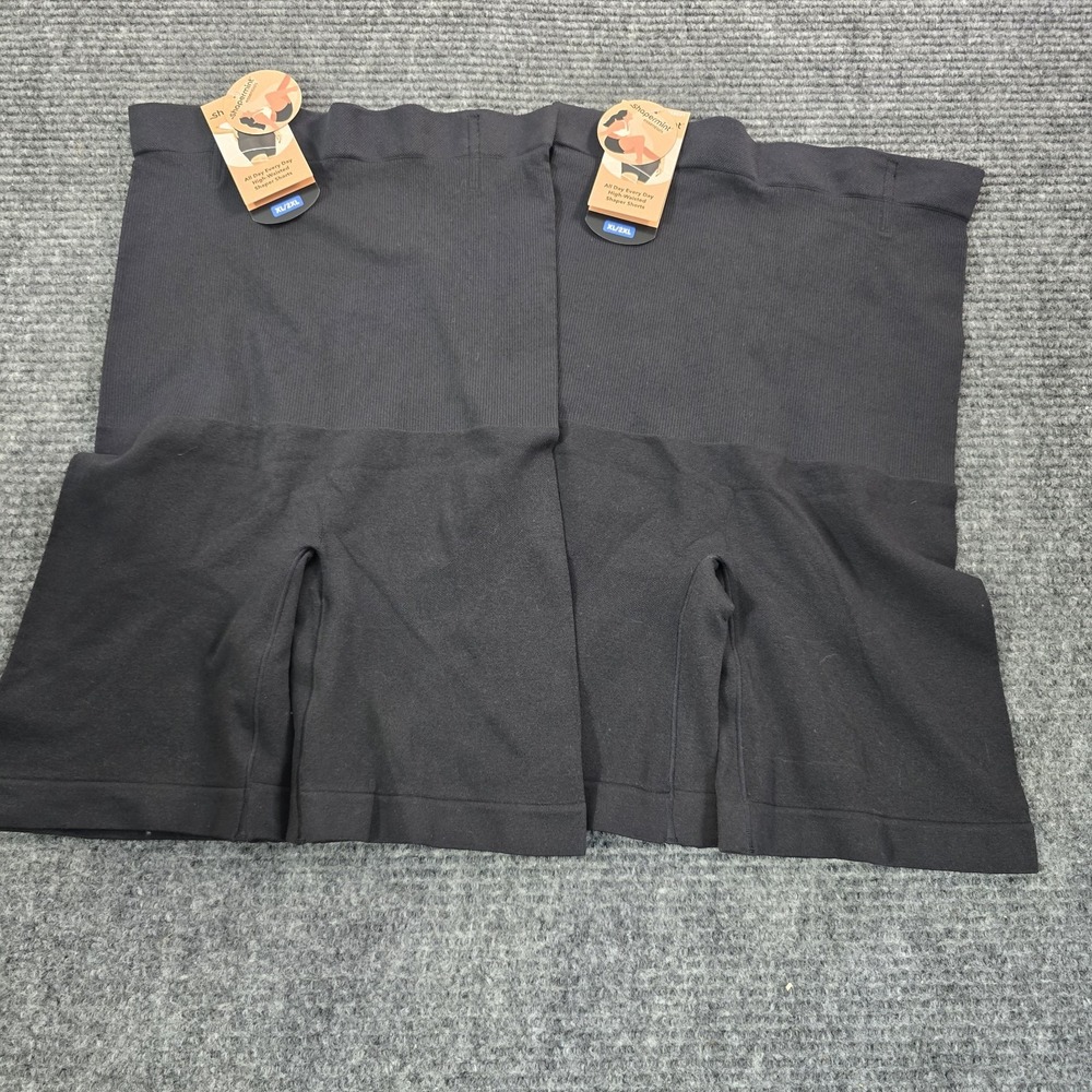 Shapermint Essentials Shaper Shorts XL/2XL Black High Waist Shapewear NWT 2 Pack